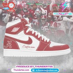 Alabama Football Custom Name For Fans Shoes Air Jordan Red