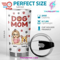 Dog Cat Personalized Custom 3D Inflated Effect Printed Tumbler