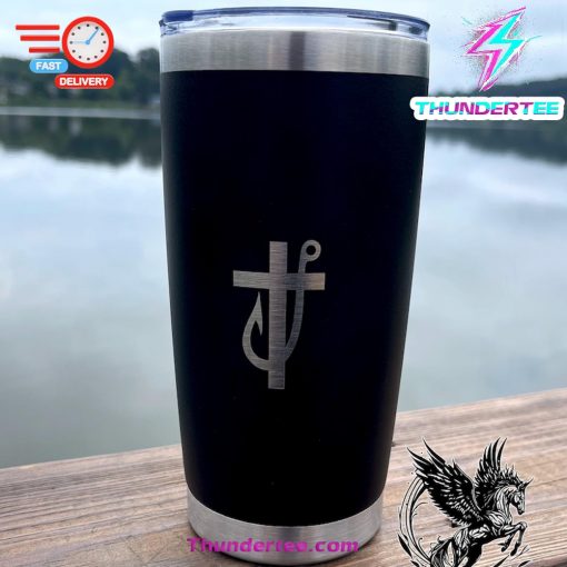 Jesus Made Me a Fisherman. I catch. He cleans. 20 oz Tumbler