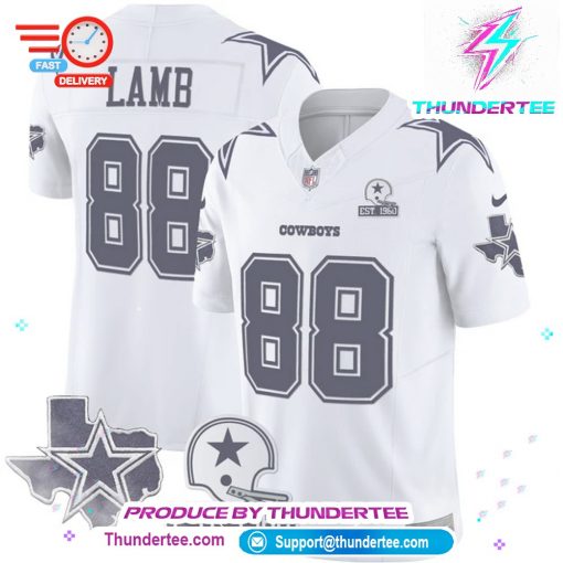 Men’s Cowboys Throwback Texas Patch Vapor Limited FL013 Jersey