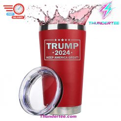 Trump 2024 Keep America Great 20oz Red Tumbler