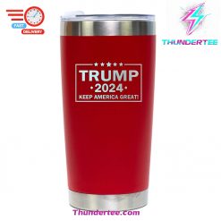 Trump 2024 Keep America Great 20oz Red Tumbler