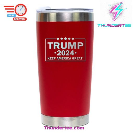 Trump 2024 Keep America Great 20oz Red Tumbler