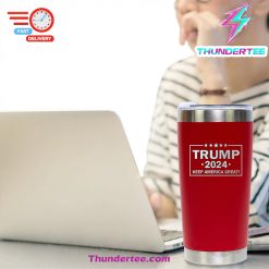 Trump 2024 Keep America Great 20oz Red Tumbler