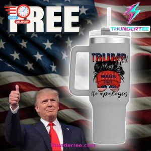 Trump Girl No Apologies tumbler