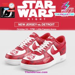 2024 Detroit Red Wings x Star Wars Night AF1 Shoes