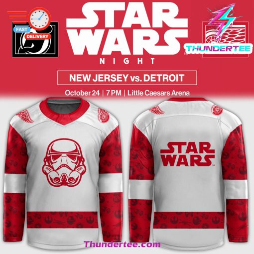 2024 Detroit Red Wings x Star Wars Night jersey