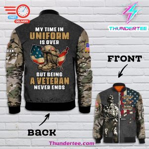 Bomber Jacket US Military Veteran