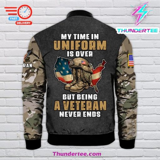 Bomber Jacket US Military Veteran