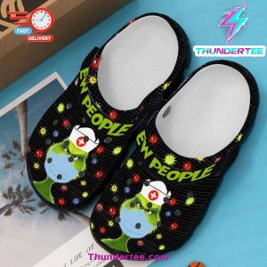 Christmas Grinch Nurse Cartoon Adults Crocs Crocband Clog Shoes For Men Women Ht 1