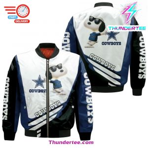 Dallas Cowboys Snoopy Fan 3D Bomber Jacket