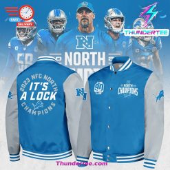 Detroit Lions 2023 NFC North Division Champions Collection Bomber Jacket