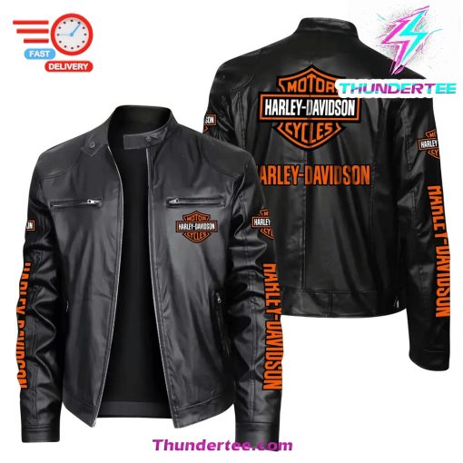 Leather Bomber Jacket