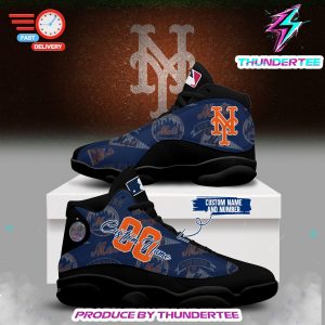 Limited Edition New York Mets Sneakers AJ13 Signature