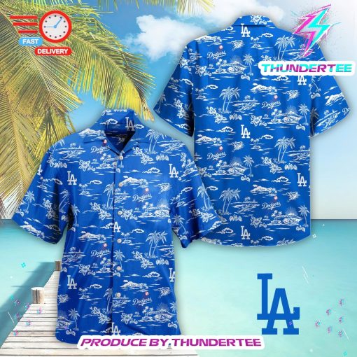 Los Angeles Dodgers Hawaiian Shirt