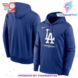 Los Angeles Dodgers Royal 2024 MLB Postseason New Hoodie