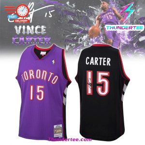 Mitchell Ness Vince Carter Purple Toronto Raptors Big