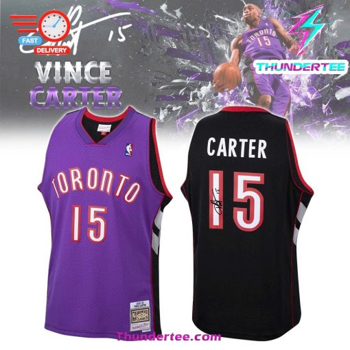 Mitchell & Ness Vince Carter Purple Toronto Raptors Big