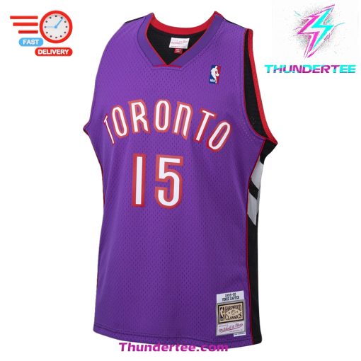 Mitchell & Ness Vince Carter Purple Toronto Raptors Big