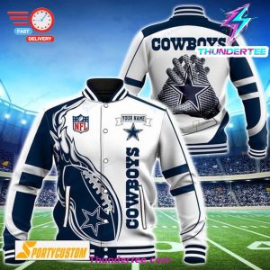 NFL Dallas Cowboys Custom Baseball Jacket