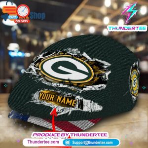 NFL Green Bay Packers Jeff Cap Classic Adjustable Hat for Driving Golf Everyday Style 2