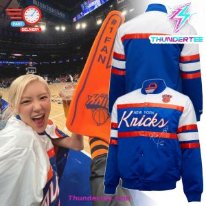 New York Knicks Limited Edition Ros Bomber With Signature