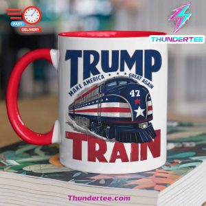 The Final Destination Is Washington DC US Elections Accent Mug