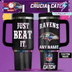 Baltimore Ravens Crucial Catch Stans Tumbler 2024