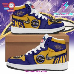 Baltimore Ravens NFL Personalized Sneaker AJ1