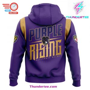 Baltimore Ravens Purple Rising Hoodie