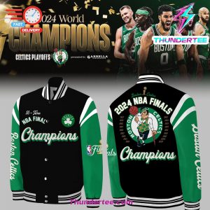 Boston Celtics 18Time NBA Finals Champions Bomber Jacket