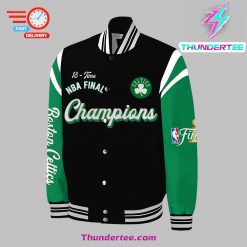 Boston Celtics 18Time NBA Finals Champions Bomber Jacket