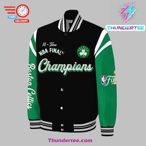 Boston Celtics 18-Time NBA Finals Champions Bomber Jacket