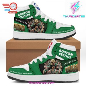 Boston Celtics 18Time NBA Finals Champions Sneaker Shoes