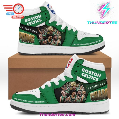 Boston Celtics 18-Time NBA Finals Champions Sneaker Shoes