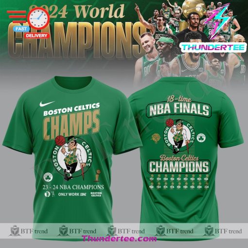 Boston Celtics 2024 NBA Finals Champions Shirt