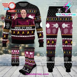 Captain Picard ST Ugly Christmas Sweater