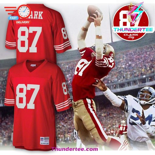 Dwight Clark San Francisco 49ers Retired Player Jersey