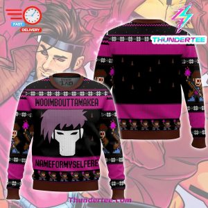 Gambit Make a name for myself Ugly Sweater