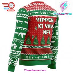 Hans Gruber Fall Nakatomi Plaza Die Hard Ugly Christmas Sweater