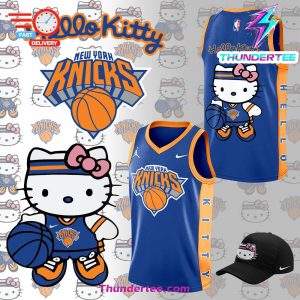 Limited Editon New York Knicks x Hello Kitty Basketball Jersey