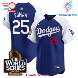 Mens Los Angeles Dodgers 2024 World Series Vapor Limited Jersey