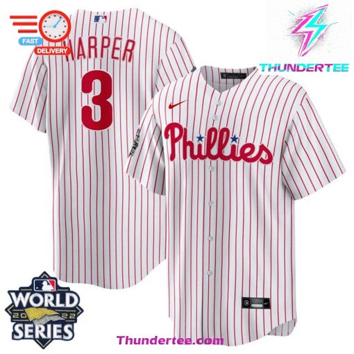 Men’s Philadelphia Phillies 2022 World Series Home Player Jersey