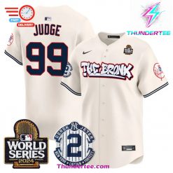 Men’s Yankees The Bronx 2024 World Series Vapor Premier Limited Jersey V2