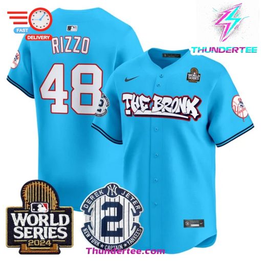 Men’s Yankees The Bronx 2024 World Series Vapor Premier Limited Jersey V2