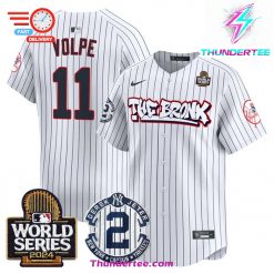 Men’s Yankees The Bronx 2024 World Series Vapor Premier Limited Jersey V2