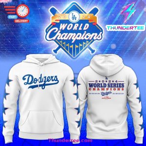 Unisex Los Angeles Dodgers Royal 2024 World Series Champions Hoodie