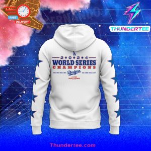 Unisex Los Angeles Dodgers Royal 2024 World Series Champions Hoodie