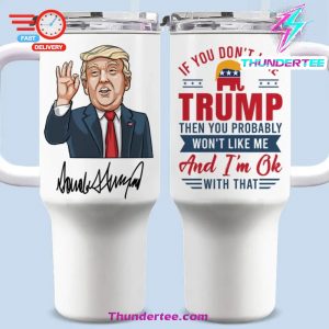 Im OK With That US Election 40 Oz Stainless Steel Tumbler With Handle