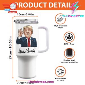 Im OK With That US Election 40 Oz Stainless Steel Tumbler With Handle